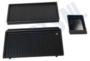 DeLonghi 5523110001  DLSK153 MultiGrill Easy Grillplaten geschikt voor o.a. SW12, SW13