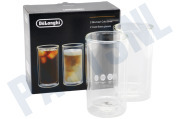 DeLonghi AS00004179 Koffiezetapparaat DLSC325 Dubbelwandige Glazen Cold Brew geschikt voor o.a. 300ml