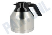Melitta 6742942 Thermoskan Koffieapparaat Thermoskan AromaElegance, RVS/zwart geschikt voor o.a. AromaElegance Therm, AromaElegance Therm DeLuxe