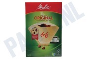 Melitta Koffiezetapparaat 6626815 Koffiefilter bruin 1X6, 40 stuks geschikt voor o.a. grootte 1x6