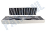 Blomberg C00879512 165265001 Kookplaat Filter Koolstoffilter, 2 stuks geschikt voor o.a. HIXI64700UP, MHX741710N