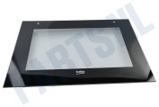 Beko Oven 210444372 Binnenglas geschikt voor o.a. FSG62010DW, CSE62110DX