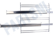 Gorenje 827809 Microgolfoven Rail Telescoop Rail, links geschikt voor o.a. BCPS6737E09X, BOS6747A01X