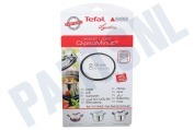 Tefal X1010008 Snelkookpan Afdichtingsrubber Ring rondom snelkookpan 220mm diameter geschikt voor o.a. ClipsoMinut Duo, Easy, Perfect