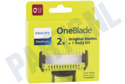 Philips QP620/50 Scheer apparaat Scheerblad OneBlade Face + Body kit geschikt voor o.a. OneBlade/OneBlade Pro