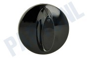 Whirlpool 481241279247  Knop Van ker.plaat zwart geschikt voor o.a. AKM624,AKM607