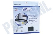 Eurofilter 781427 Zuigkap Filter Koolstof 25,5x22,5cm geschikt voor o.a. KF65/P01