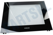 Samsung DG9400436D DG94-00436B Microgolfoven Glasplaat Deurglas buitenkant oven geschikt voor o.a. NV70K2340RG/WT