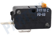 Samsung 3405001034 Oven 3405-001034 Microswitch geschikt voor o.a. MW82W, CE2713