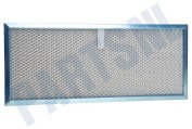 Novy 609014 Dampafzuiger 563-8020 Vetfilter 390 x 155 mm lip lange zijde geschikt voor o.a. D616, D618, D7093, D7060, D7180