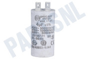 Faber 133.0016.850 Wasemkap Condensator 4 uF, 400V geschikt voor o.a. Tender Hip X A90 EU, Modulo Plus Vario X A90 FB EXP