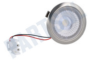 Faber 133.0456.642 Wasemkap Lamp Verlichting Compleet, LED geschikt voor o.a. Stilnovo Plus X A90 Doimo, City EG5 X F80