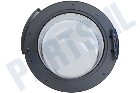 Alternatief Wasmachine 00704287 Vuldeur Complete deur, Zilver