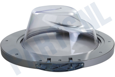 Alternatief Wasmachine 00704287 Vuldeur Complete deur, Zilver