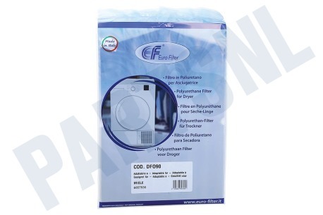Eurofilter Wasdroger Filter Van deur