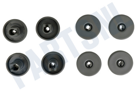 Atag Vaatwasser 88019377 Wiel Van onderkorf, 8 stuks