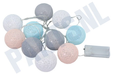 Universeel  Lichtsnoer "Cotton Ball" 10 LED
