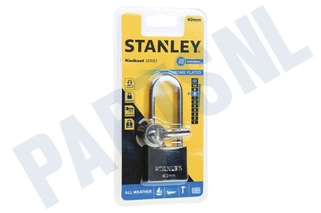 Stanley  S742-016 Stanley Hangslot Solid Brass Chrome Plated 40mm