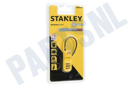 Stanley  S742-061 Stanley Hangslot 3 cijferig met stalen kabel