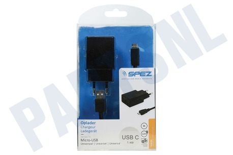 Spez  Oplader 2A USB Lader, Type C