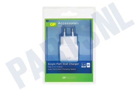 GP  WA23 Wall Charger met 1 USB poort 100-240V 2.4A