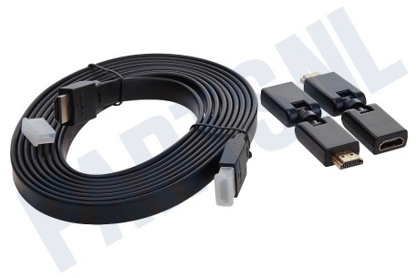 Spez  HDMI 1.4 Kabel incl. 2 flexible connector (A & A). 300cm.