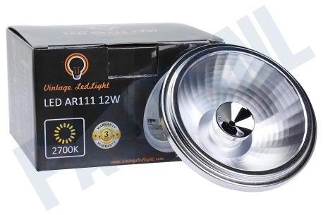 Vintage LedLight  LED AR111 G53 Dimbaar 2700K 12W 24 Graden