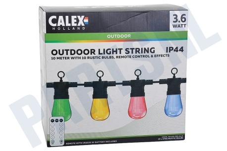 Calex  436311 Calex Lichtsnoer Outdoor IP44 RGB