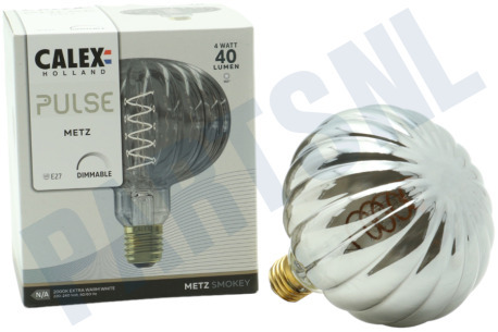 Calex  2101002800 Metz Smokey Pulse Ledlamp 4W 2200K E27 Dimbaar