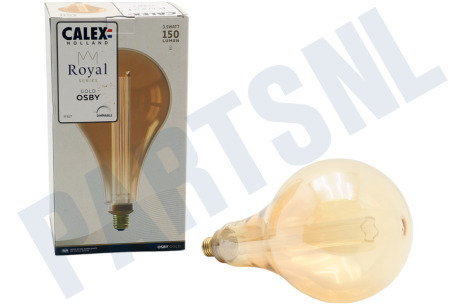 Calex  2101003600 Royal Osby Ledlamp Goud E27 3,5W Dimbaar