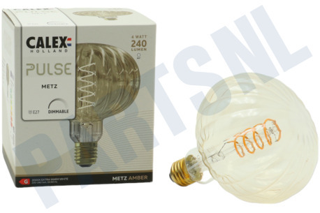 Calex  2101002700 Metz Amber Pulse Ledlamp 4W 2000K E27 Dimbaar