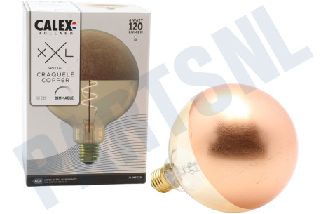 Calex  2001000800 Calex LED Volglas Filament 4W E27 Kopspiegel Copper