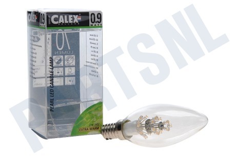 Calex  474464 Calex Pearl LED Kaarslamp 240V 1,0W E14 B35, 20-leds