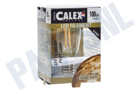 Calex  424998 Calex LED Volglas Filament Schakelbordlamp 1W 100lm E14