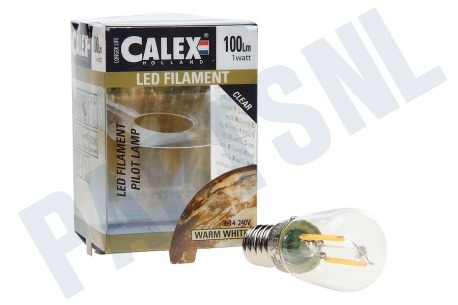 Calex  424998 Calex LED Volglas Filament Schakelbordlamp 1W 100lm E14