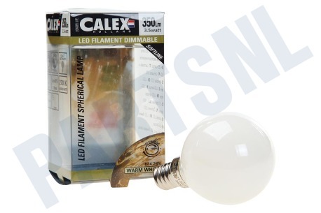 Calex  474484 Calex LED Volglas Filament Kogellamp 3,5W 350lm E14