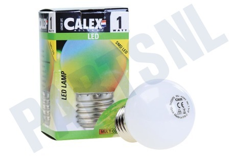Calex  473436 Calex LED Kleurlamp Multicolor 240V 1W E27