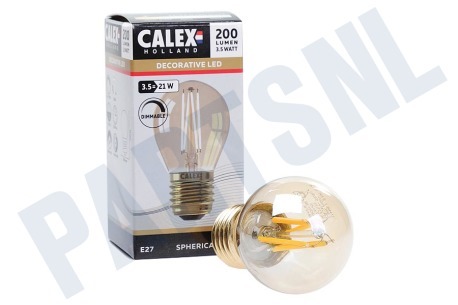 Calex  474486 Calex LED Filament Kogellamp 3.5W E27 G45 Dimbaar