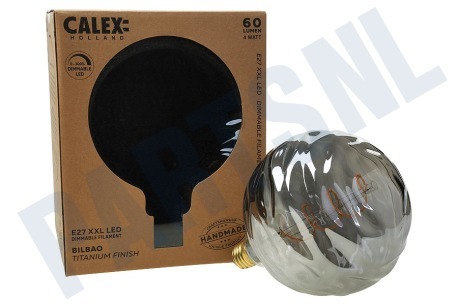 Calex  426020 Calex Bilbao Led lamp 4W E27 Titanium dimbaar