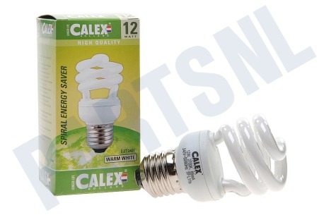 Calex  576392 Calex T2 twister spaarlamp 240V 12W E27, 2700K