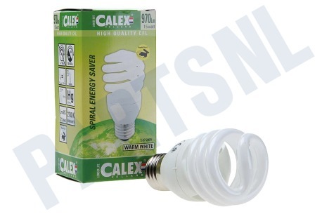 Calex  756396 Calex T2 twister spaarlamp 240V 15W E27, 2700K