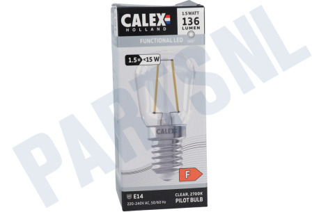 Calex  1101000400 LED Volglas Filament Schakelbordlamp 1,5W 136lm E14