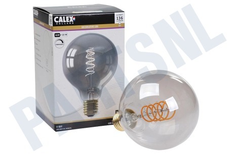 Calex  1001001400 Globe LED lamp Flexible Filament Titanium E27 Dimbaar