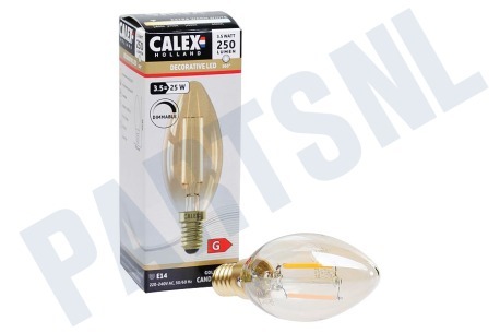 Calex  1101005200 LED Volglas Filament Kaarslamp 3,5W 250lm E14