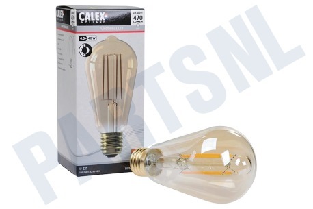 Calex  1101000100 LED Volglas Langfilament Rustieklamp ST64 4,5W E27
