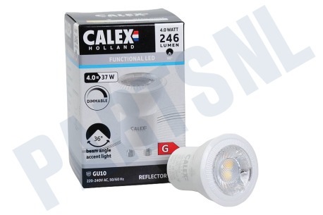 Calex  1901000600 COB LED GU10 lamp 4W 3000K Dimbaar