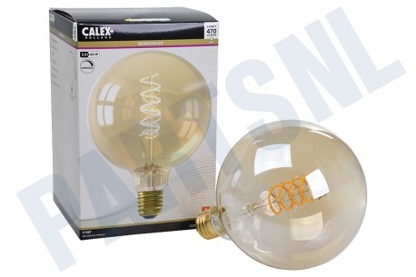 Calex  1001002200 Globe G125 Goud Flex Filament Dimbaar E27 5,5W