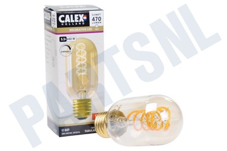 Calex  1001001800 Goud Flex Filament Buis T45 E27 5,5W Dimbaar