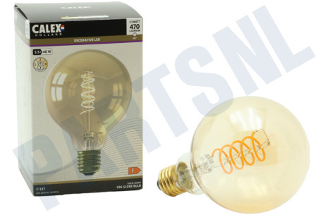 Calex  1001003400 Globe LED G95 Goud Flex Filament E27 5,5W