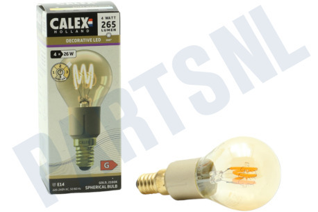 Calex  1001003100 LED Kogel P45 Goud Flex Filament E14 4,0W